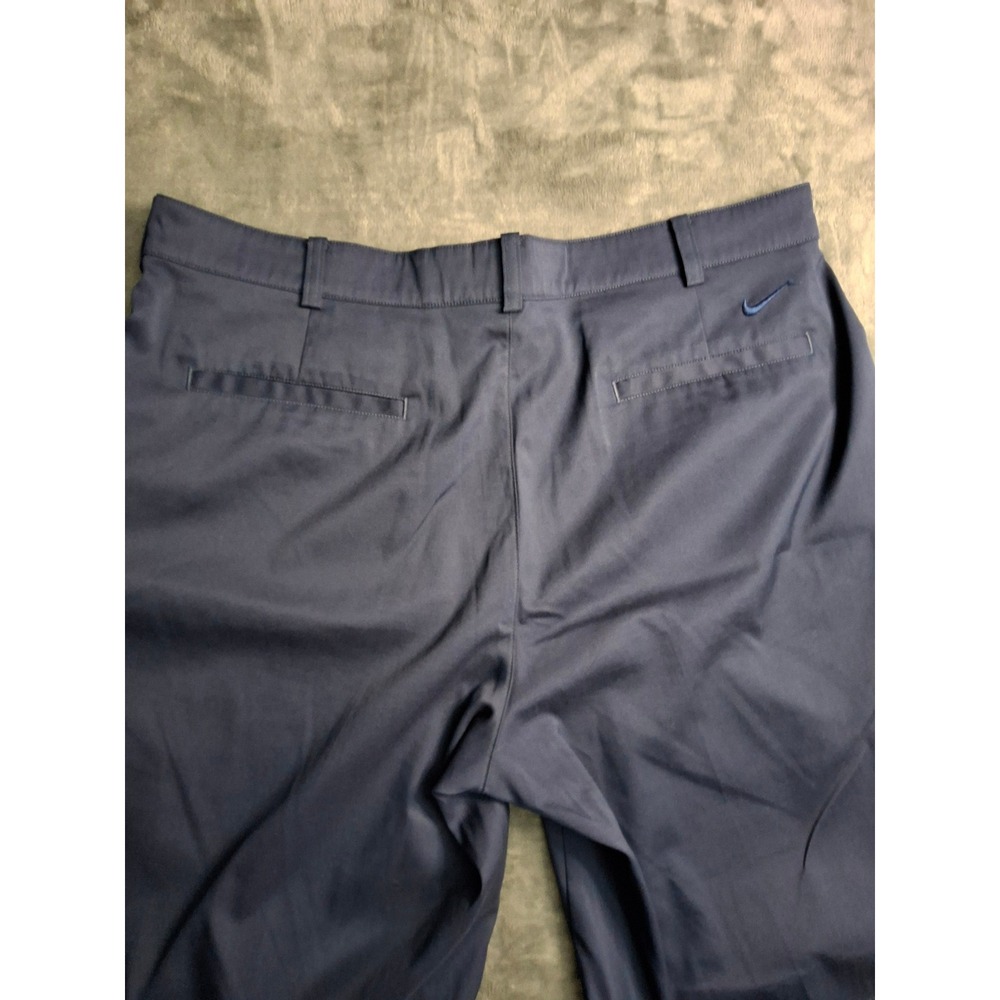 Nike Golf Tour Performance Dri-FIT Mens Navy Blue Shorts Size 36 Flat Front - Picture 11 of 12